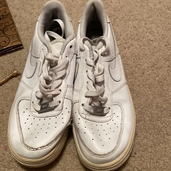 White Air Force Ones 💗 - Picture 3 of 11